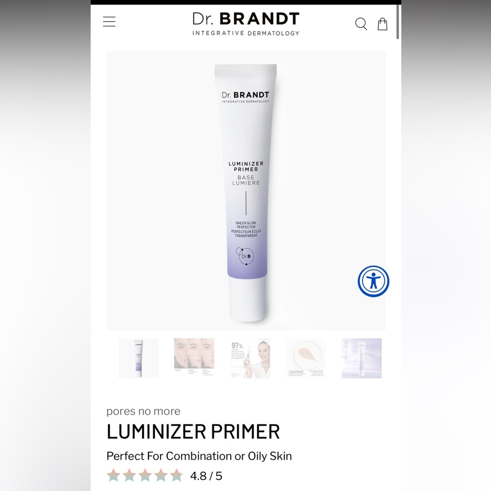 Dr. Brandt Pores No More Luminizer Primer